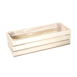 [S-V5035790000] Cassetto in Legno Naturale con Nylon 32x14x9 cm