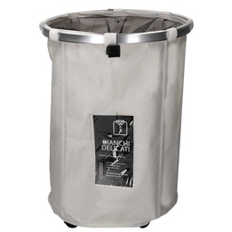 [S-V1992880000] Cestone pieghevole in tessuto grigio ø40h55