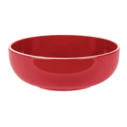 [S-V5856160000] Ciotola cremosa rossa Otello cmø20,7h7,1