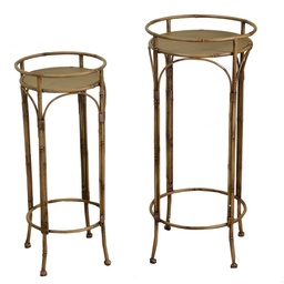 [S-V6455140000] Colonnina da ingresso in legno marrone tondo 1-2