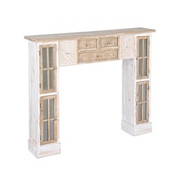 [S-B0745787] Cornice per camino Decor Omar 4 ante 120x23x100h cm