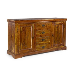 [S-B0742744] Credenza rustica Chateaux 2 ante e 4 cassetti
