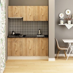 [99160] Cucina Isernia 160 rovere con elettrodomestici