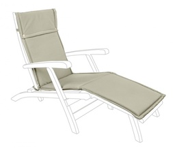 [S-B0806654] Cuscino Olefin Corda Steamer - Imbottitura 200gr/m2, Idrorepellente, Sfoderabile con Cerniera Lampo a Scomparsa, Spessore Seduta 3cm