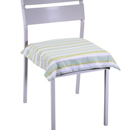 [S-V7901230000] Cuscino Stripe Verde Acqua Tinto in Filo cm40x40h4