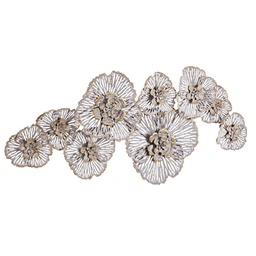 [S-B0181857] Decorazione floreale da parete in ferro Aurum 115 x 54 cm