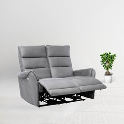 [100065] Divano 2 posti reclinabile con 2 recliner elettrici L 135 x P 98 x H 109 cm