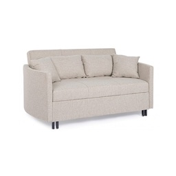 [S-B0735201] Divano letto due posti CLAYTON Beige 166x88x h84 cm