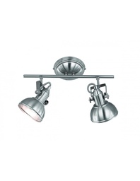 [S-TRIOR80152007] Faretto Gina Nichel 2 Spot L36 cm Trio Lighting
