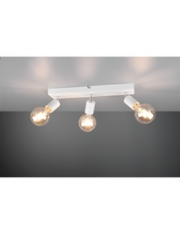 [S-TRIOR80183031] Faretto Spot 3xE27 Vannes Bianco L44 cm Trio Lighting