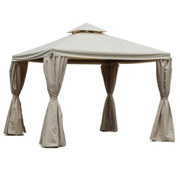 [S-V7403100000] Gazebo di lusso 3x4m con zanzariere e copertura 400g/m2