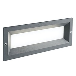 [S-SOV99153/16] Lampada a incasso LED 12W 4000K in alluminio grafite