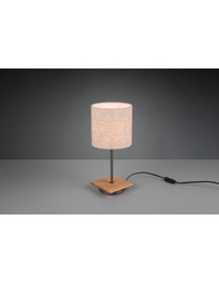 [S-TRIO502100130] Lampada da Tavolo Elmau con Paralume Sabbia Ø18 cm