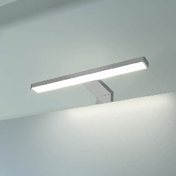 [89563] Lampada LED Atos cromata per bagno 5,6 watt