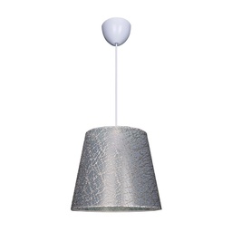 [S-FZ95904] Lampada a sospensione Conic ASZ0777 in tessuto grigio