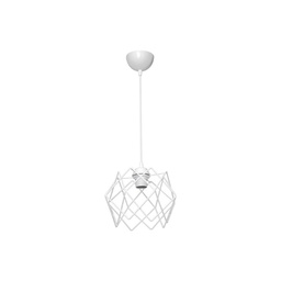 [95910] Lampada a sospensione Koza MDL4327 gabbia bianco