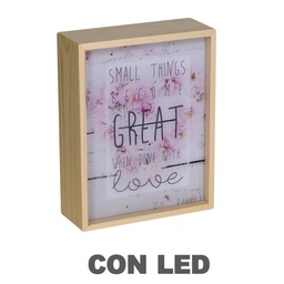 [S-V3716190000] Lampada LED Scritte 20x8x26 cm