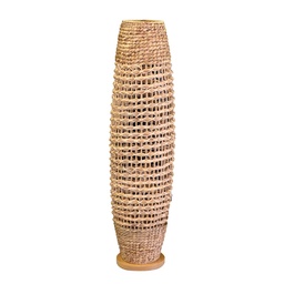[S-V3725760000] Lampada da terra in rattan naturale con base ø31h119,5 cm