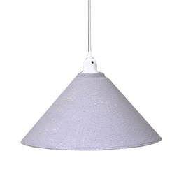 [S-V3714350000] Lampadario Metallo Vintage Bianco-Grigio cmø38,5x26 - Stile e Design a Prezzo Imbattibile!