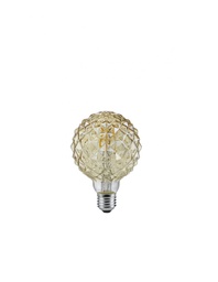 [S-TRIO904-479] Lampadina Decorativa Globe E27 LED 4w 3000k Sfera Puntinata Ambra Trio