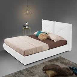 [94530] Letto matrimoniale contenitore Armonia bianco