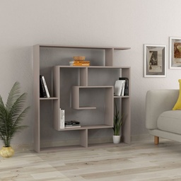 [99506] Libreria con 5 ripiani, colore light mocha, 129x125x22 cm