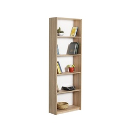 [84846] Libreria scaffale 5 ripiani colore sonoma cm 58x23xh.170