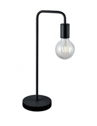 [S-TRIO508000132] Lumetto Minimal Nero Diallo Portalampada E27 Trio Lighting