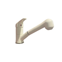 [S-FZ84164] Miscelatore da cucina con doccetta estraibile bianco Paini Mixo 45WH573TCZ