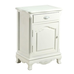 [S-V8029640000] Mobile Basilea 1 anta 1 cassetto bianco 72x51x34,5 cm