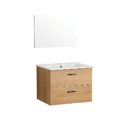 [92569] Mobile bagno sospeso Lario rovere 80x46