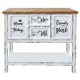 [S-V8039950000] Mobile consolle con 2 ante e ripiano, cm 100x40x h92