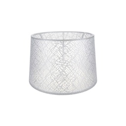 [S-FZ95846] Paralume Deco ASZ1181 tessuto bianco motivo ricamo