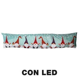[S-V6162960000] Paraspifferi tessuto gnomi led azzurro 20x90 cm