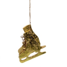 [S-V6073410000] Pattini in legno oro 30x14x1 cm