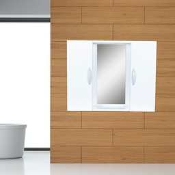 [93738] Pensile bagno 18010 con specchio e due ante 73x14x60H