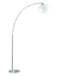 [S-TRIOR46031006] Piantana ad Arco con Paralume Bianco H180 cm