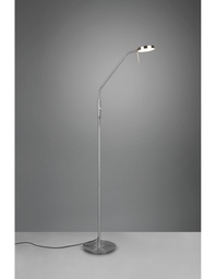 [S-TRIO423310107] Piantana da Studio Monza Led Touch Dimmer Nichel