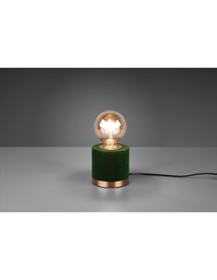 [S-TRIOR50691015] Piccola Lampada Tavolo Judy Velluto Verde Ø11 cm Trio Lighting