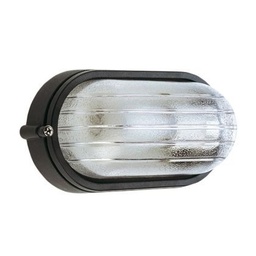 [S-SOV701/06] Plaf.Grande E27  linea industriale ovale  nero