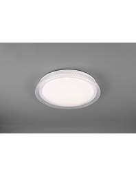 [S-TRIOR62371100] Plafoniera Moderna Led 18W Dimmerabile Heracles Bianco Ø38 cm Trio Lighting
