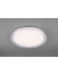 [S-TRIOR62371200] Plafoniera Moderna Led 24W Dimmerabile Heracles Bianco Ø50 cm Trio Lighting