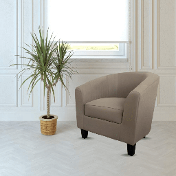 [99557] Poltrona Halong tessuto beige