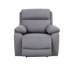 [98941] Poltrona Siviglia recliner elettrico Nabuk light grey