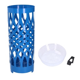 [S-V3504260000] Portaombrelli Metallo Blu Tondo 19x19x49 cm