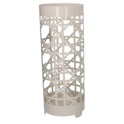 [S-V3504960000] Portaombrelli metallo crema tondo cmø19h49