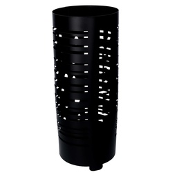 [S-V3505300000] Portaombrelli in metallo con scritta Umbrella, colore nero, ø19cm x h49cm