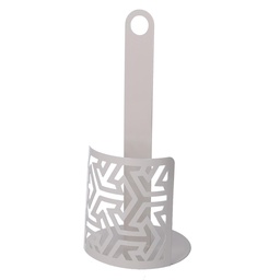 [S-V5926060000] Portascottex Metallo Frecce Bianco Tondo 15x15x33 cm