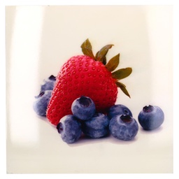 [S-V9179760000] Quadro fragola e mirtilli cm40x40