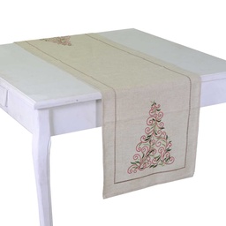 [S-V6328420000] Runner tessuto stile 11 beige cm40x140